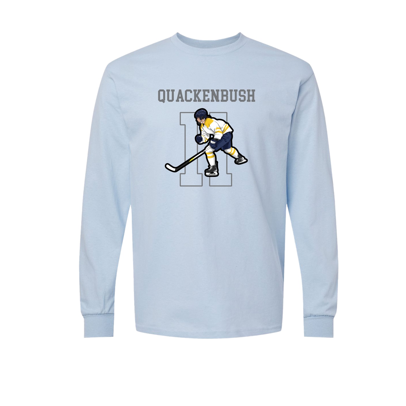 Long Sleeve Tee — Shirsey in Light Blue