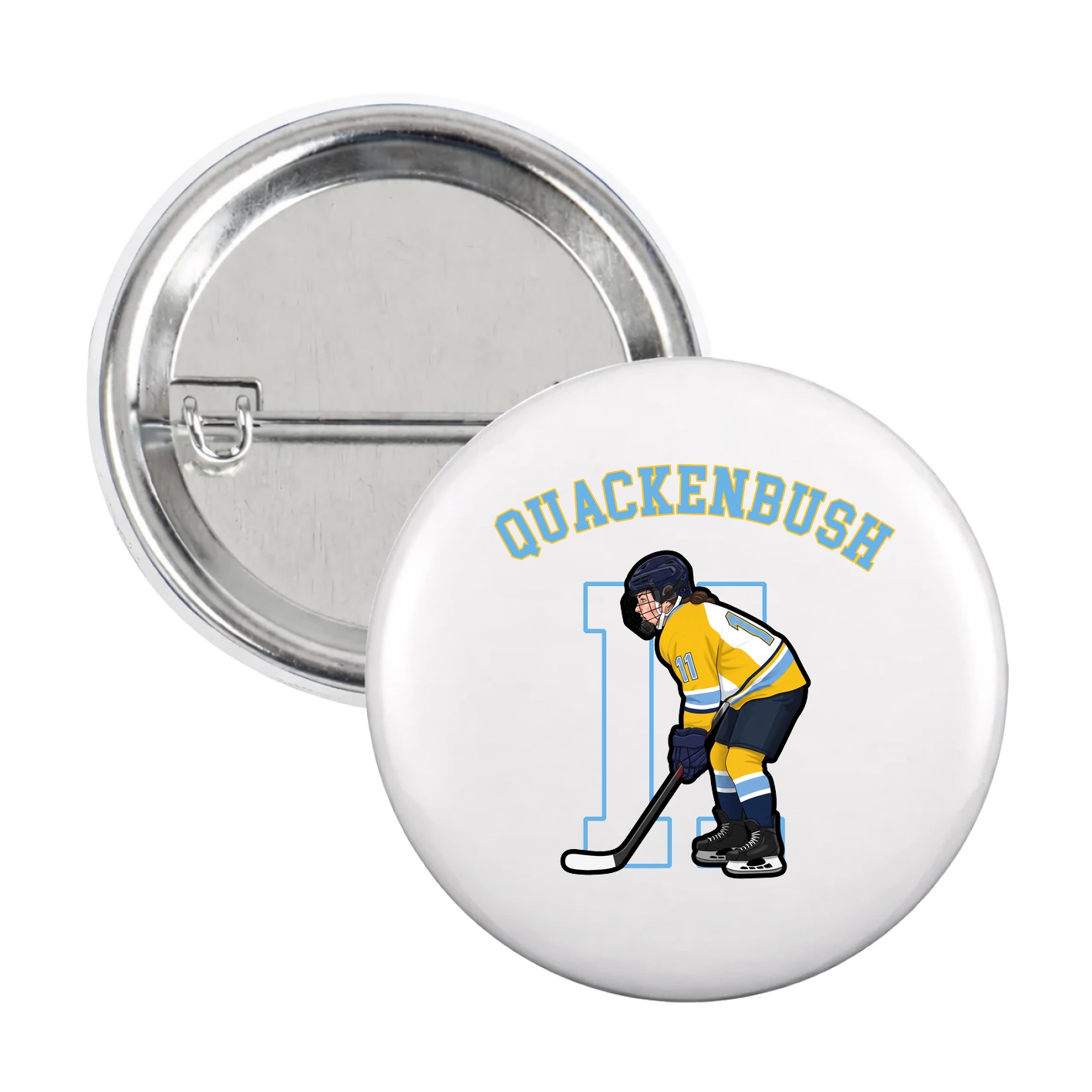 Game Day Button — Shirsey Arch in White
