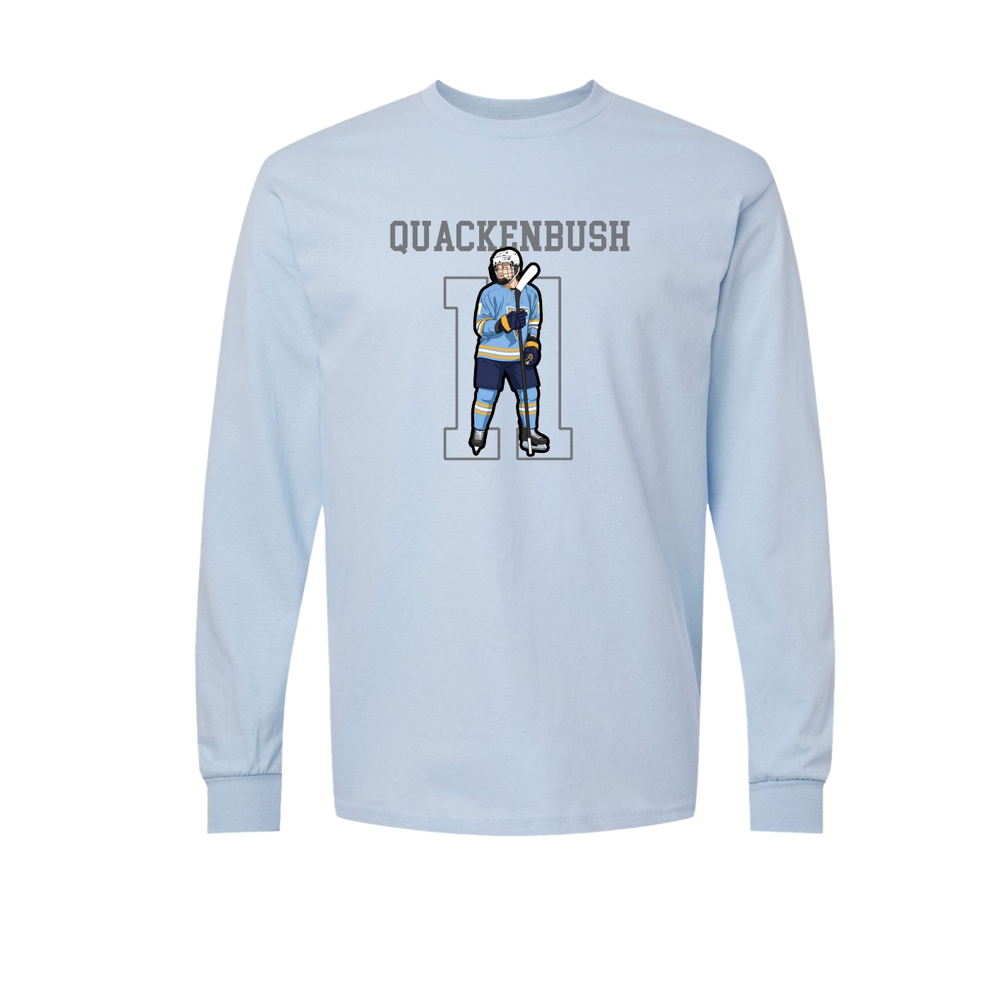 Long Sleeve Tee — Shirsey in Light Blue