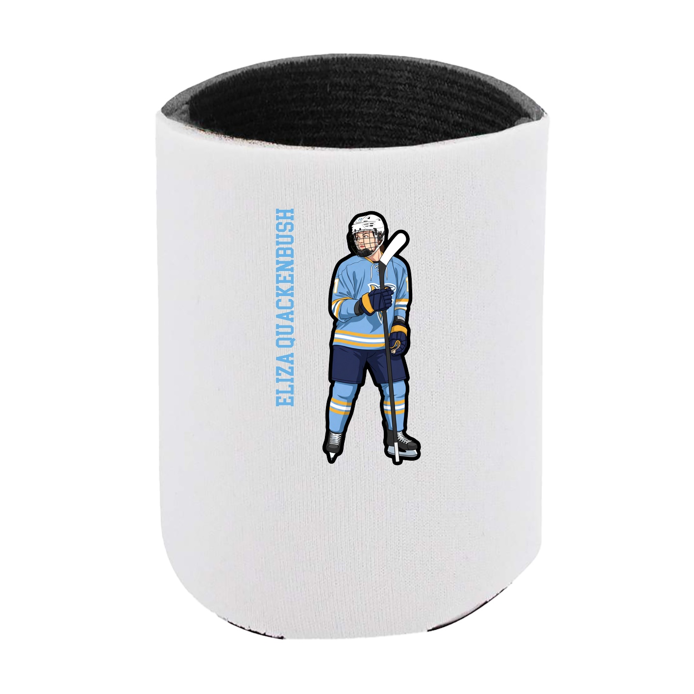 Can Holder — Name Vertical in White
