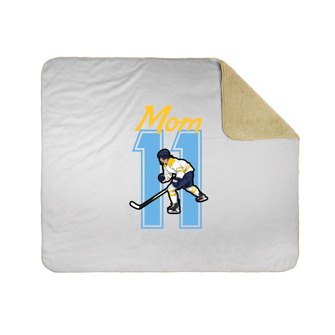 Throw Blanket — Mothers Day Shirsey in White