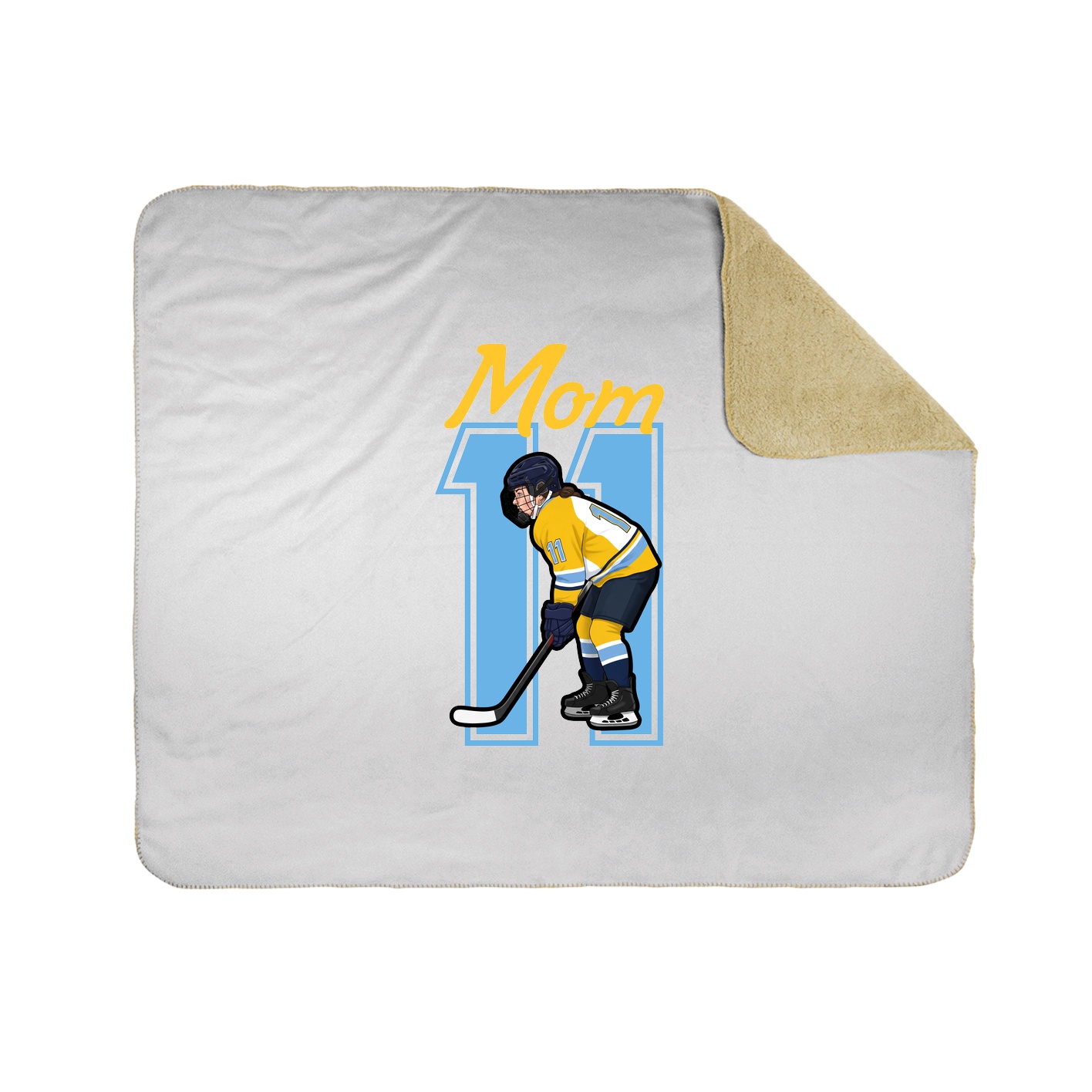 Throw Blanket — Mothers Day Shirsey in White