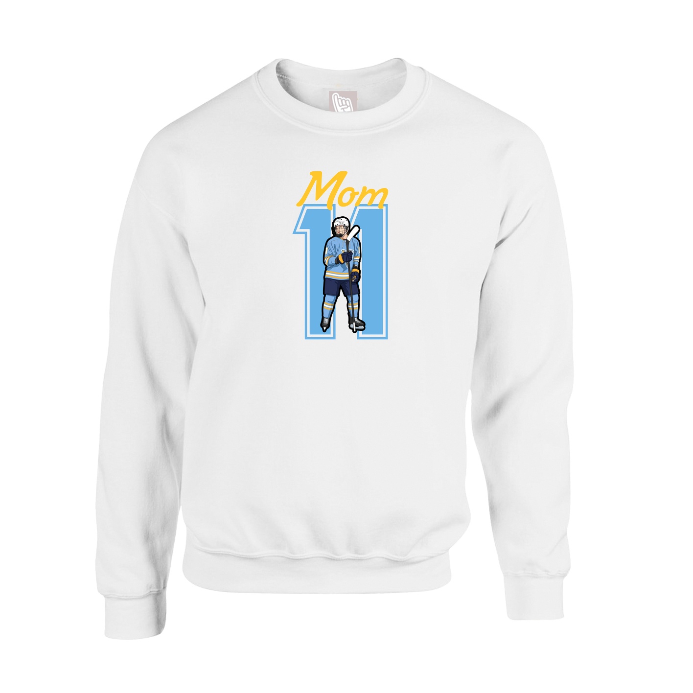 Fleece Crew — Mothers Day Shirsey in White