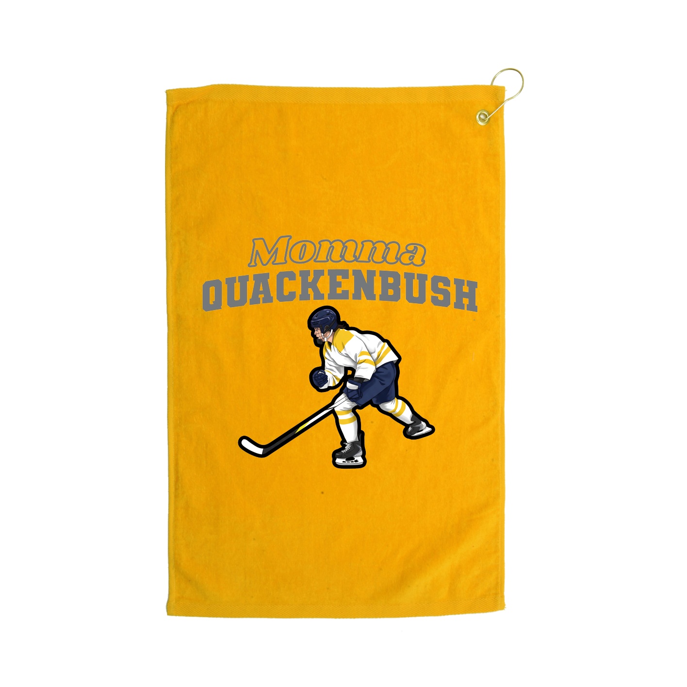 Golf Towel — Mothers Day Block in Gold