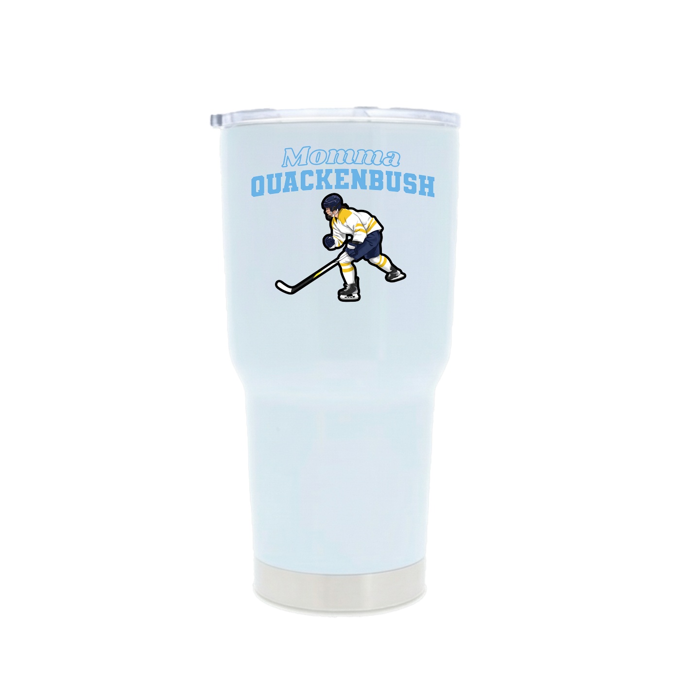 30oz Stainless Steel Tumbler — Mothers Day Block in White