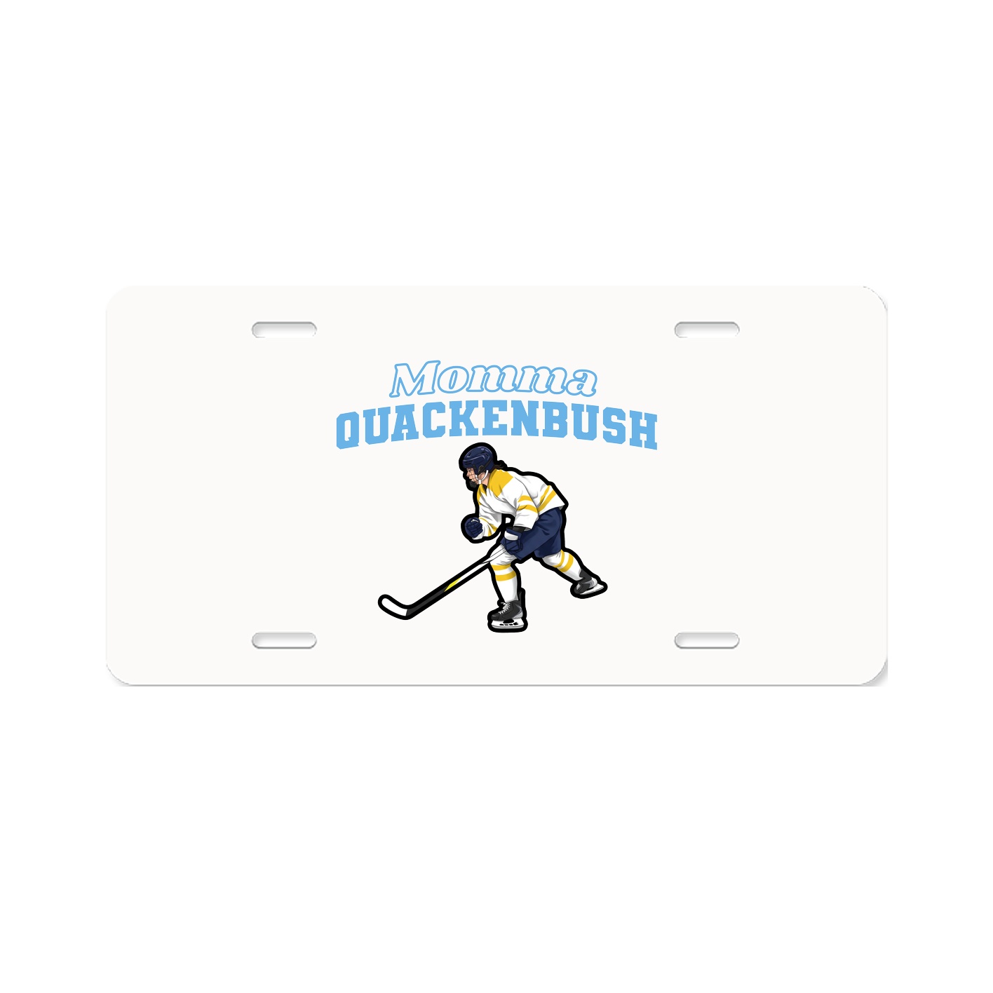 License Plate — Mothers Day Block in Classic