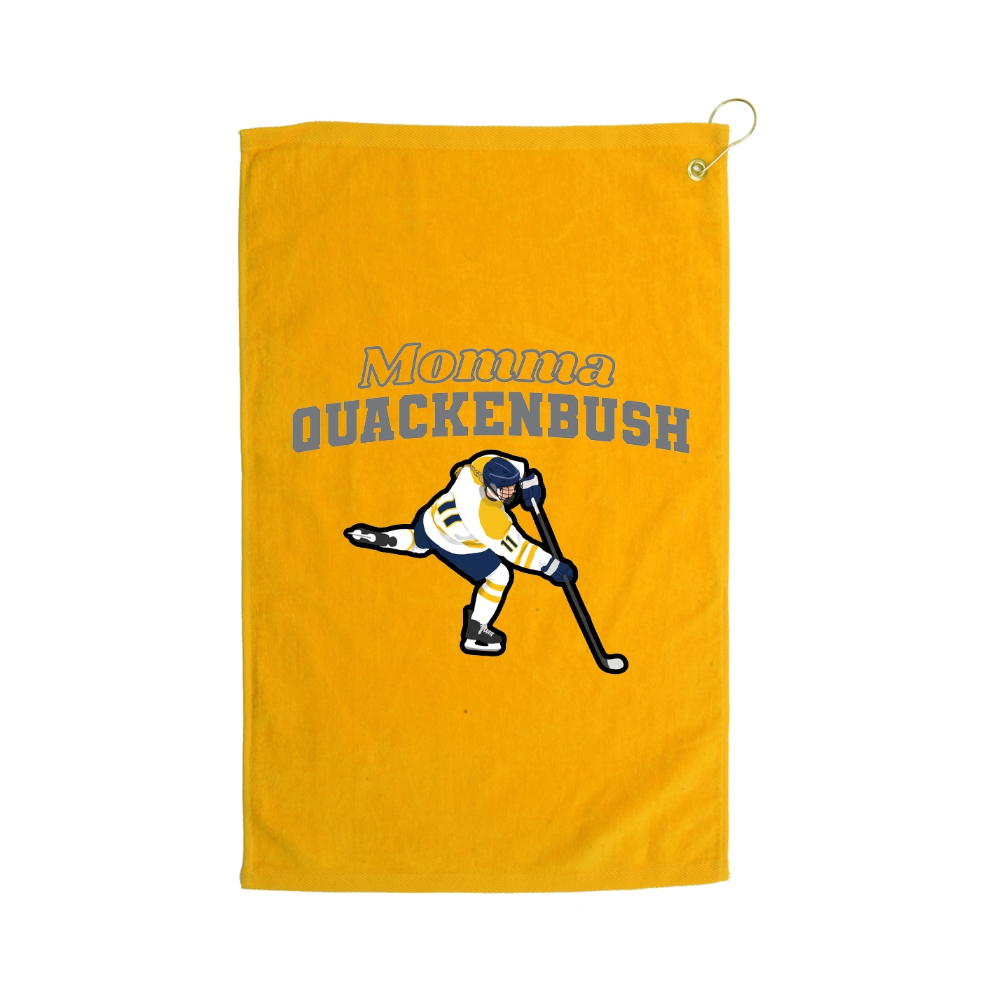 Golf Towel — Mothers Day Block in Gold
