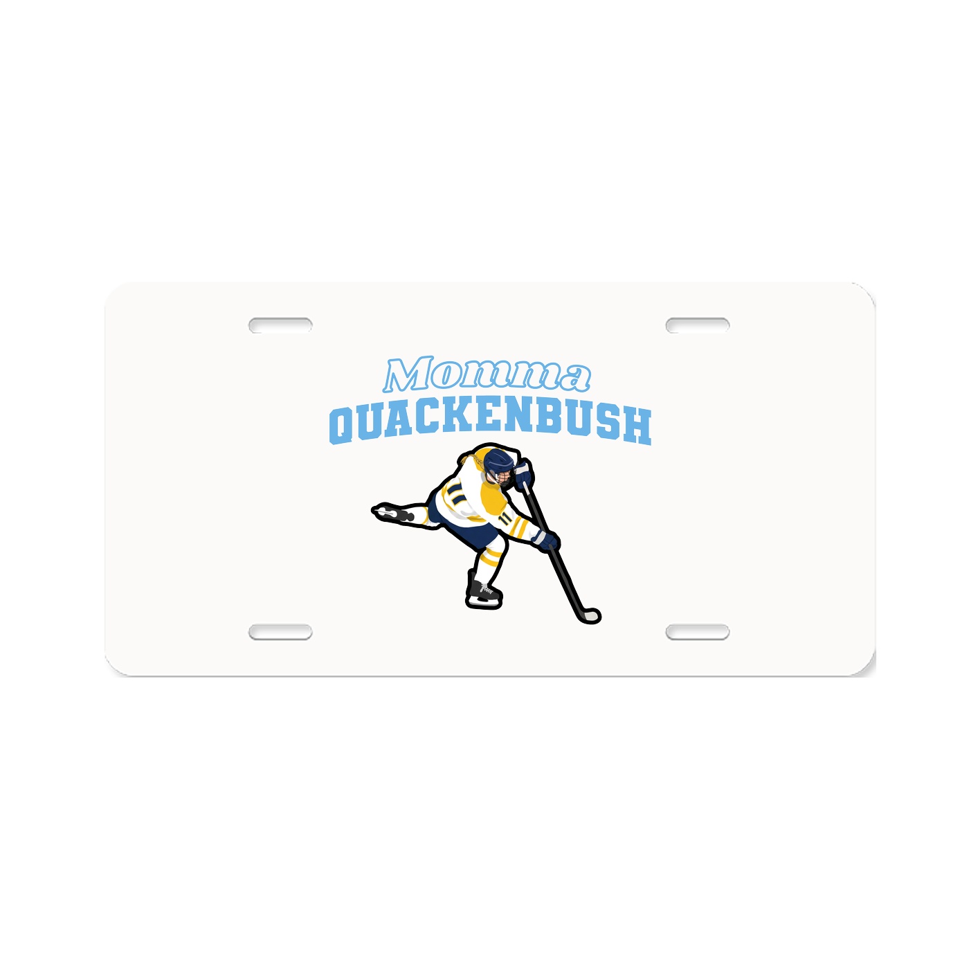 License Plate — Mothers Day Block in Classic