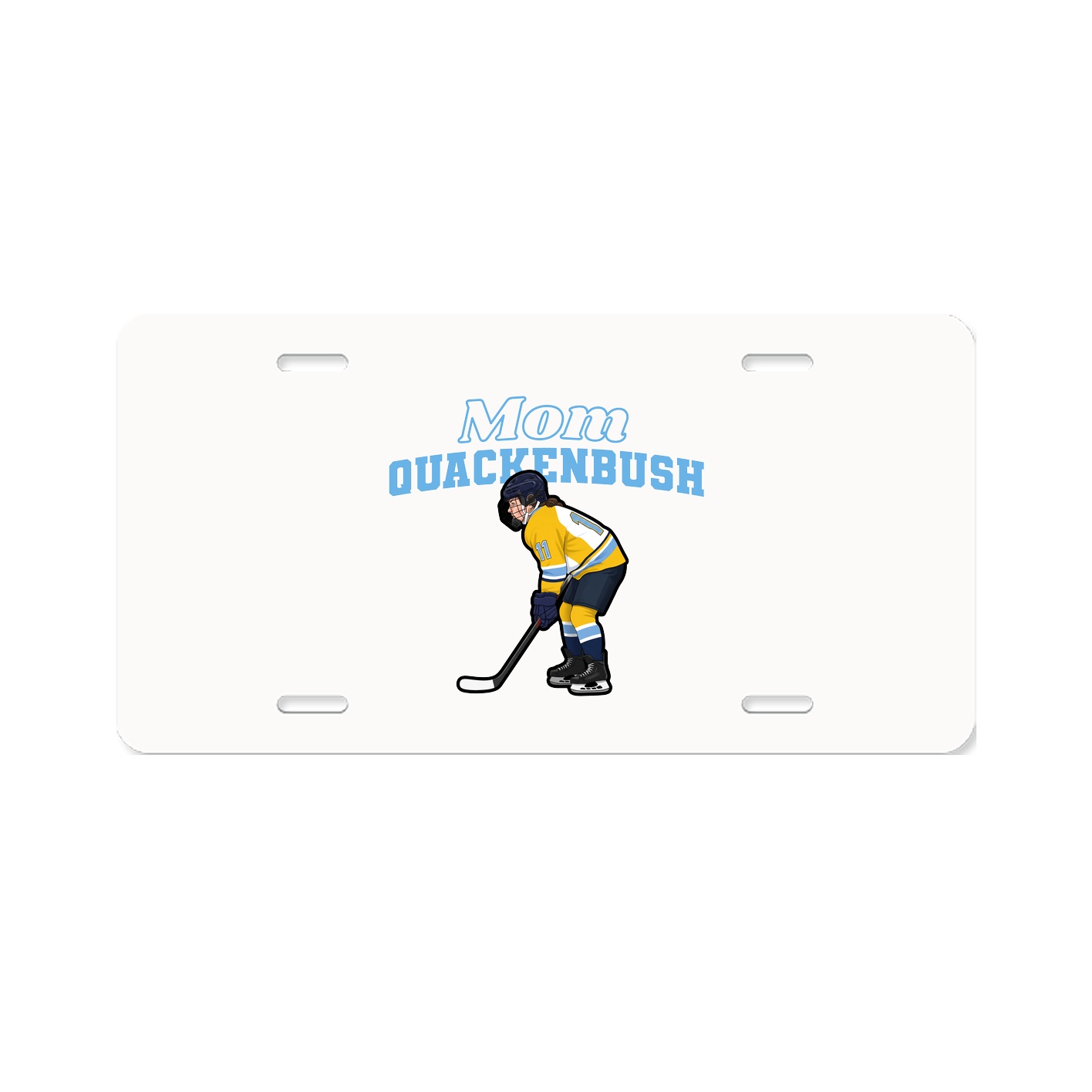 License Plate — Mothers Day Block in Classic