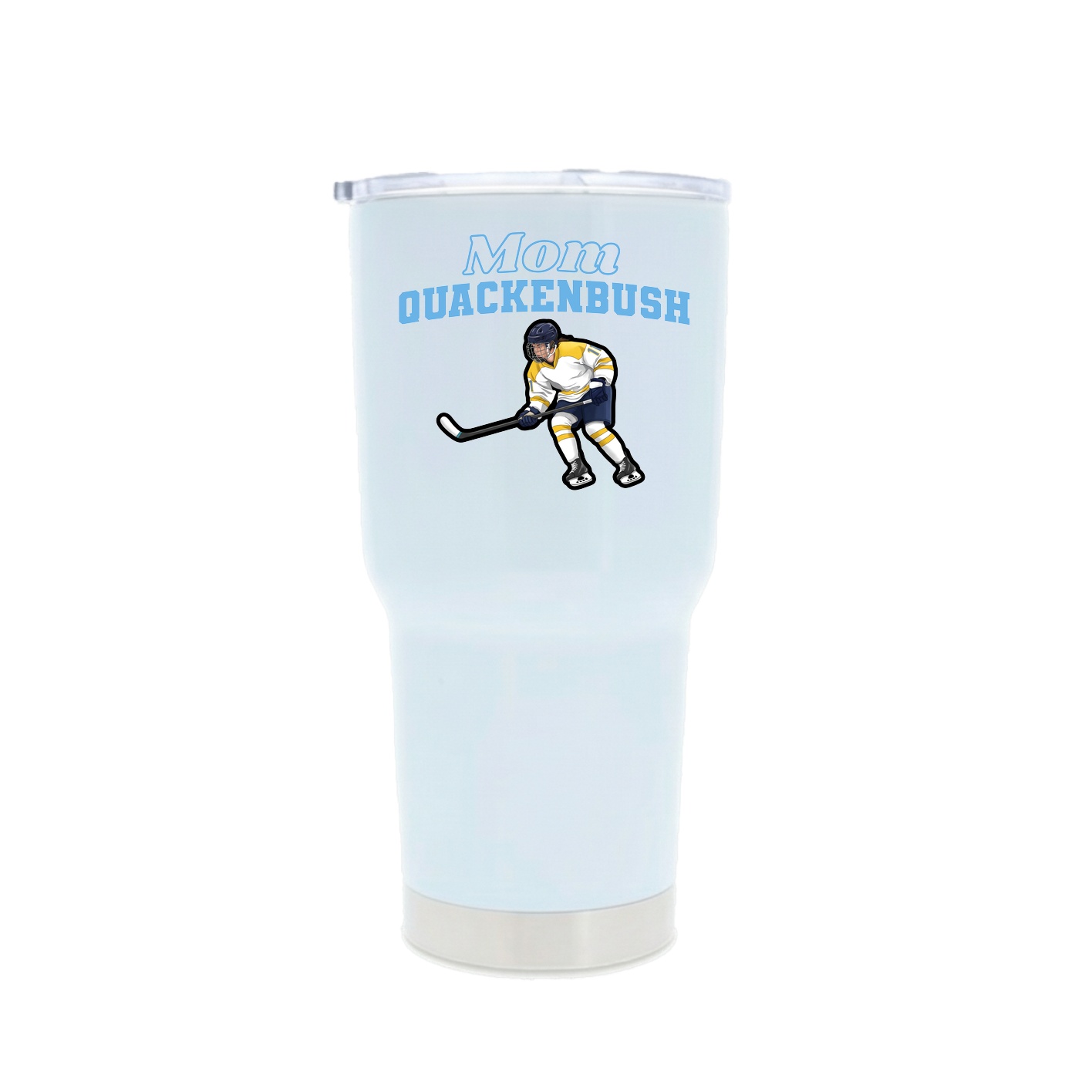 30oz Stainless Steel Tumbler — Mothers Day Block in White