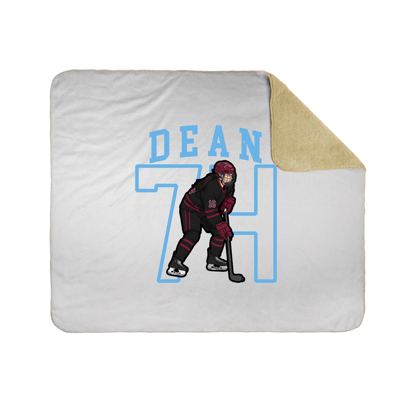 Throw Blanket — Shirsey in White