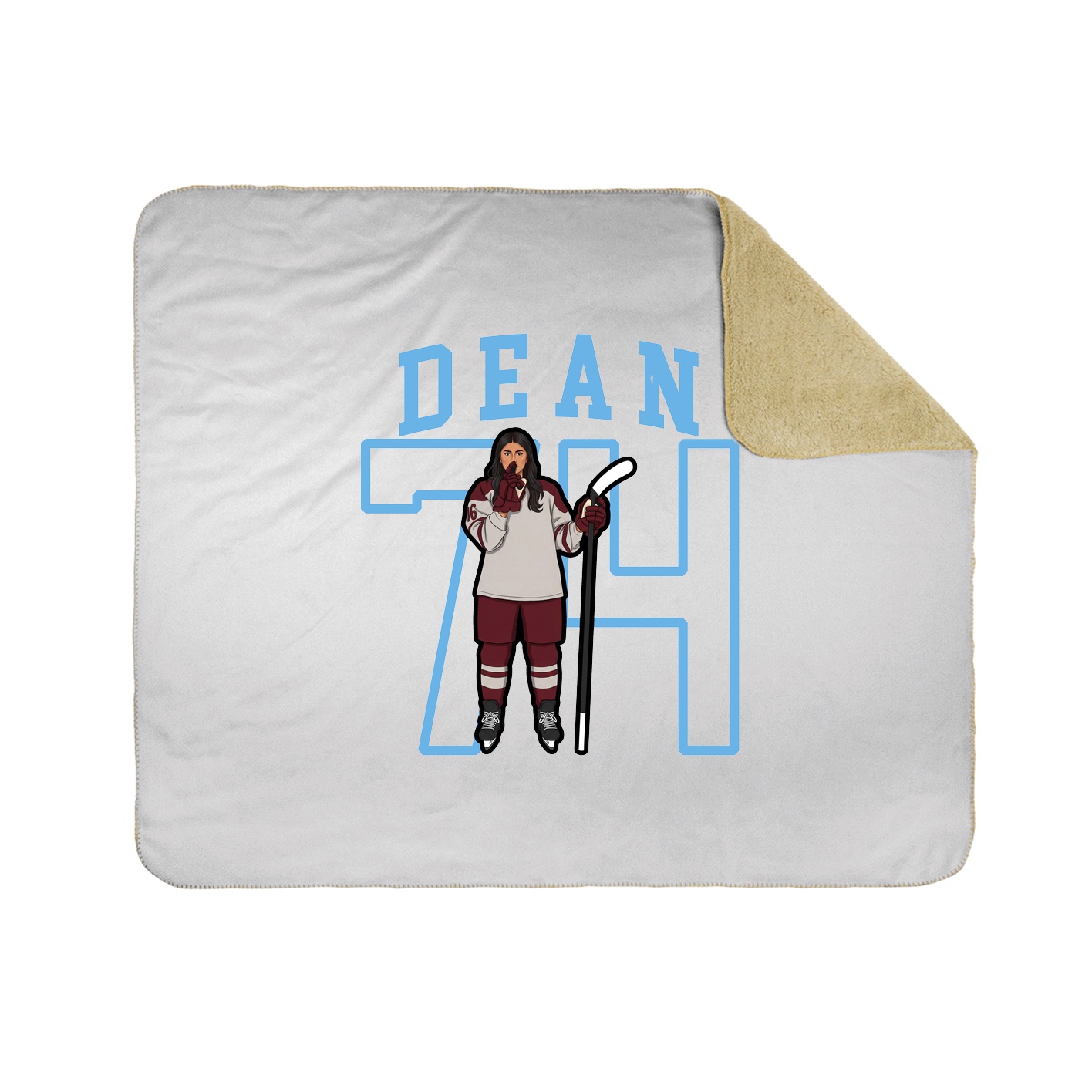 Throw Blanket — Shirsey in White