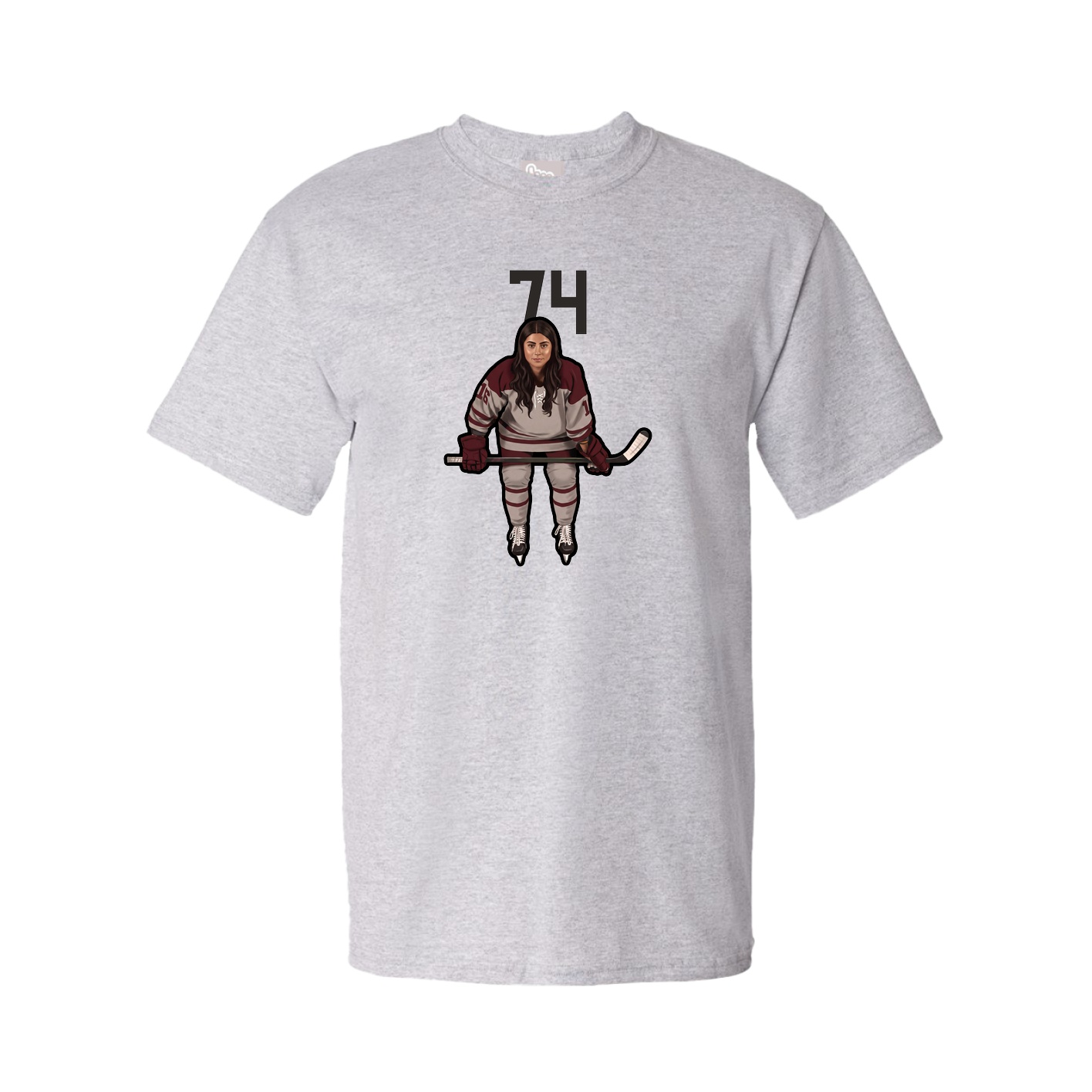 Tee — Number Top in Grey