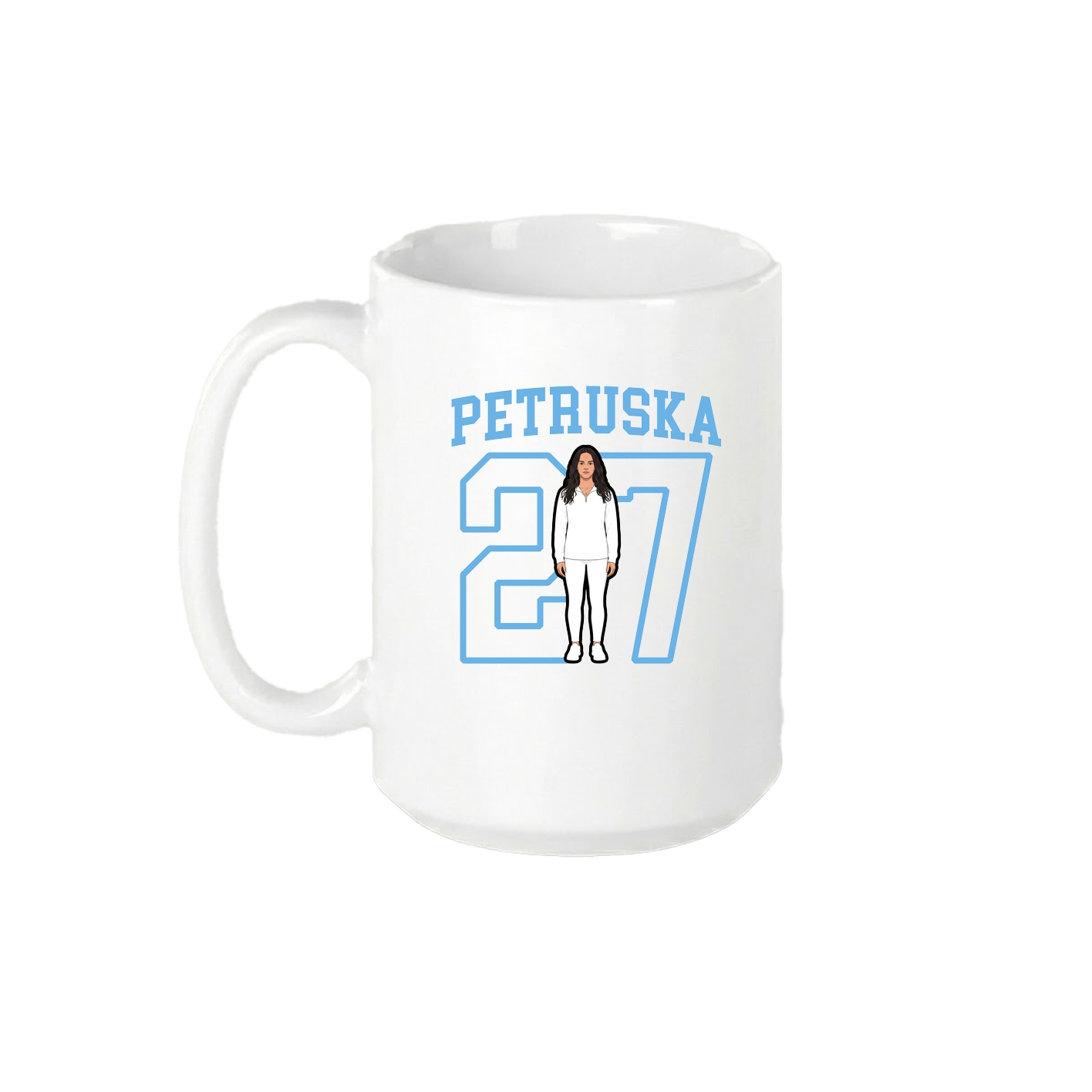15oz Coffee Mug — Shirsey in White