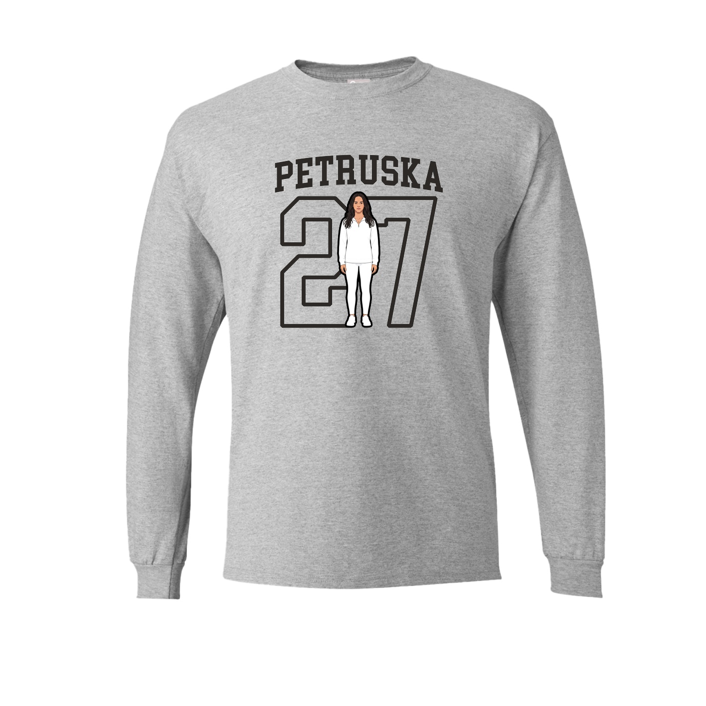 Long Sleeve Tee — Shirsey in Grey
