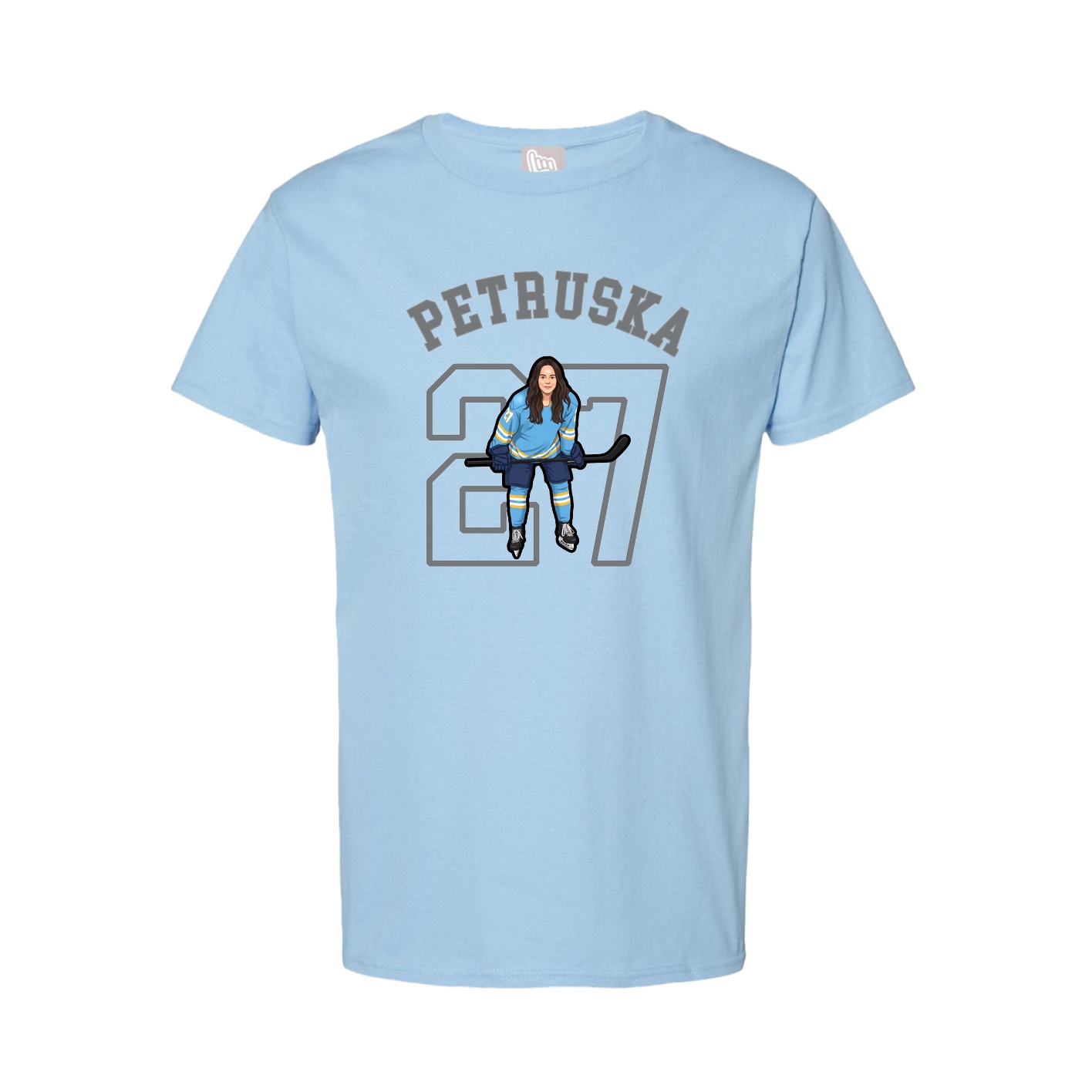 Youth Tee — Shirsey Arch in Light Blue