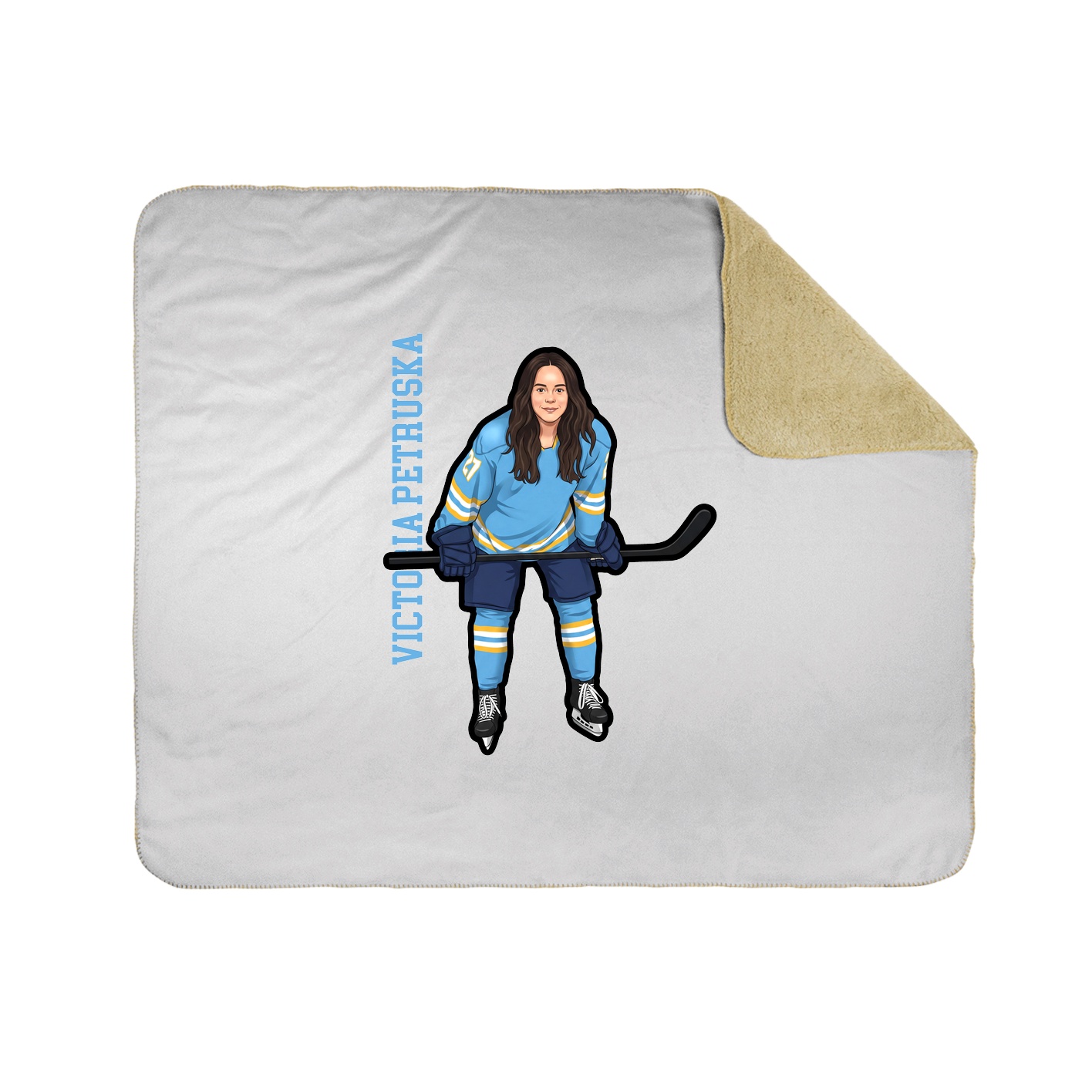 50x60 Sherpa Lined Throw Blanket