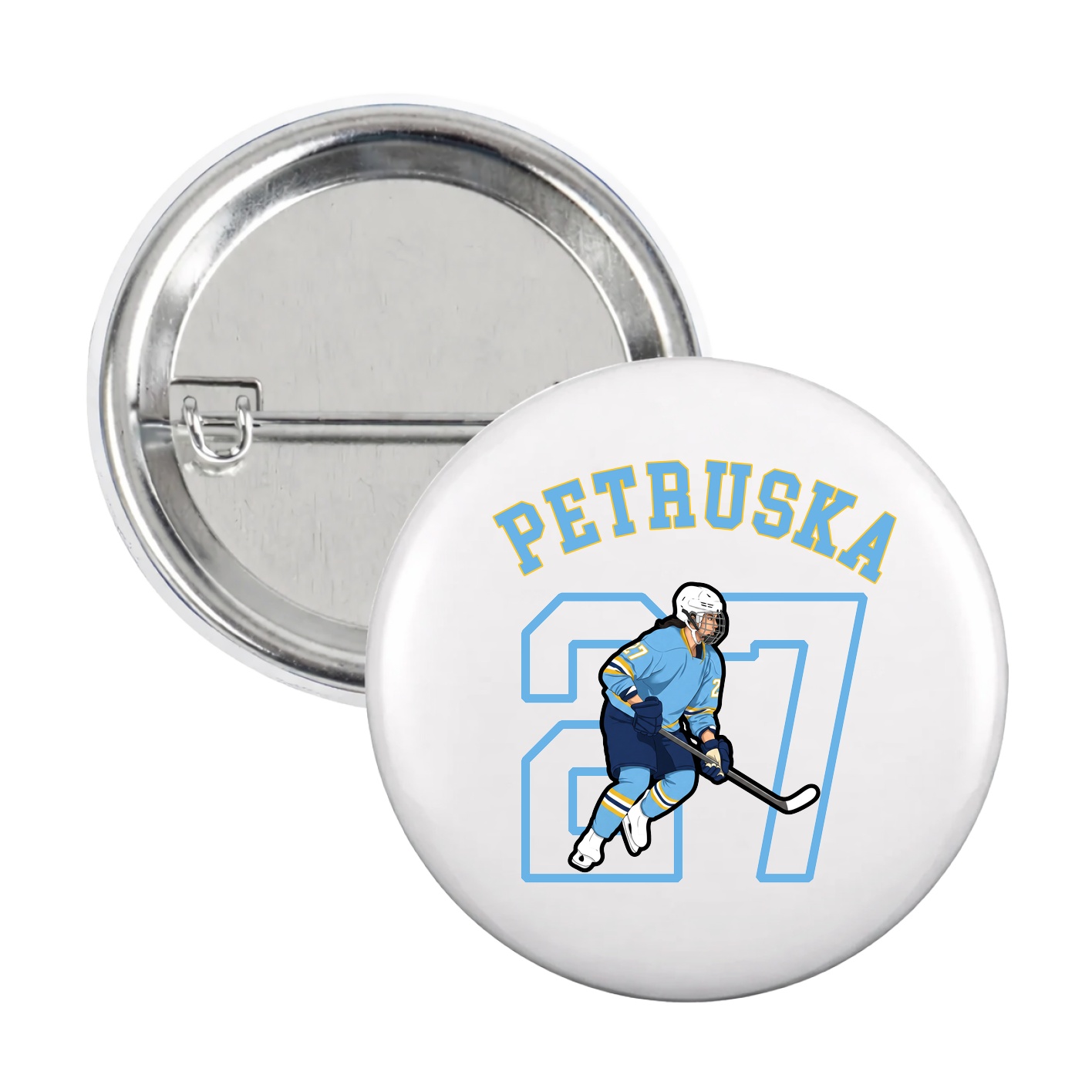 Game Day Button — Shirsey Arch in White