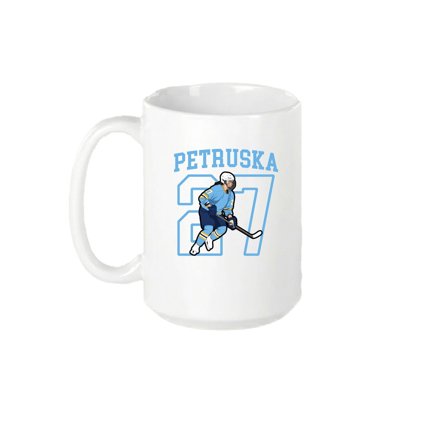 15oz Coffee Mug — Shirsey in White