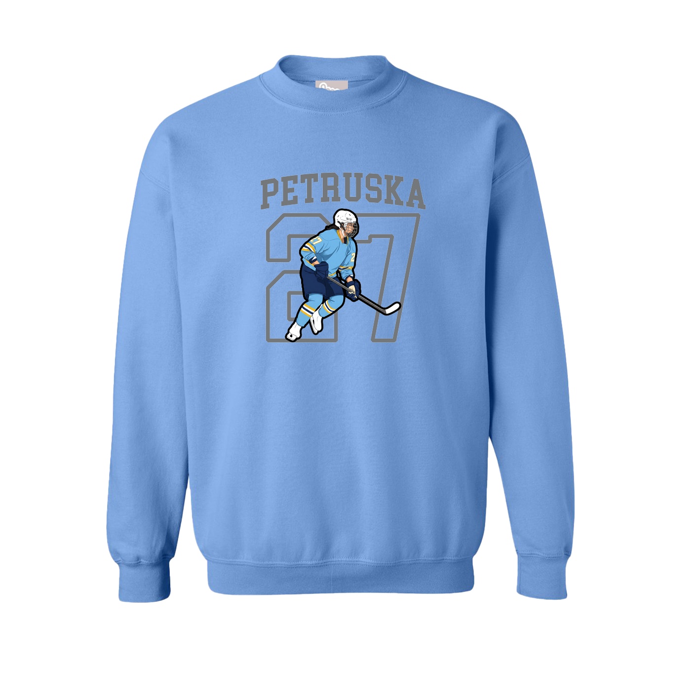 Fleece Crew — Shirsey in Powder Blue