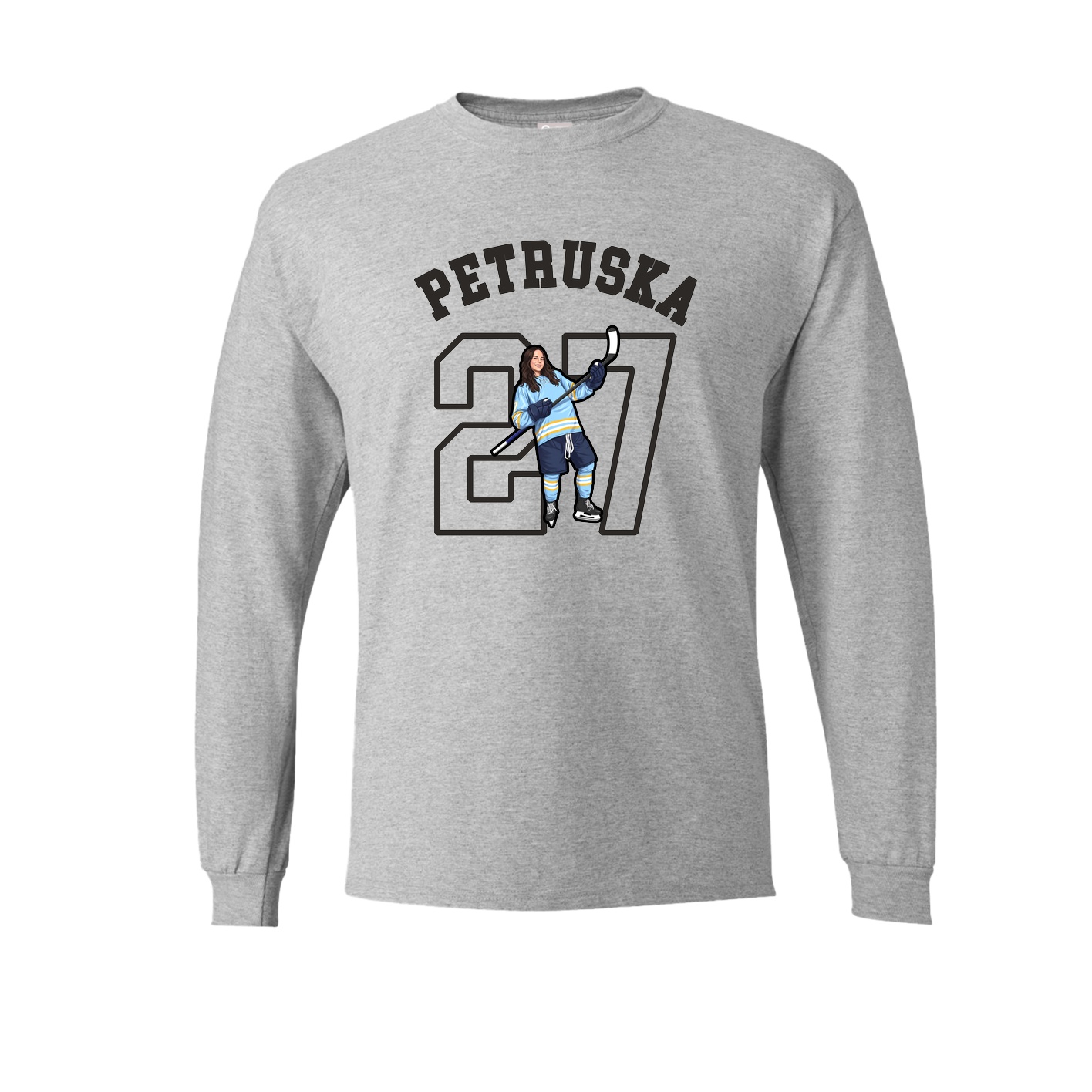 Long Sleeve Tee — Shirsey Arch in Grey