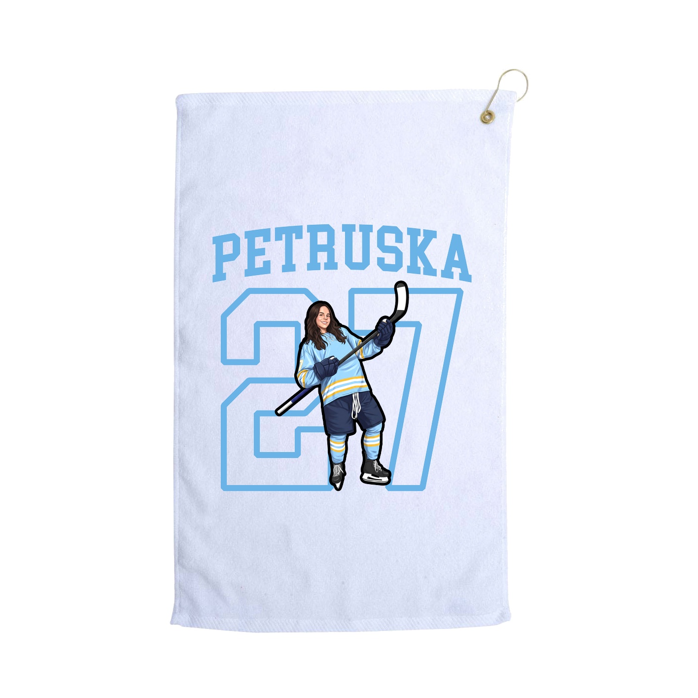 Golf Towel — Shirsey in White
