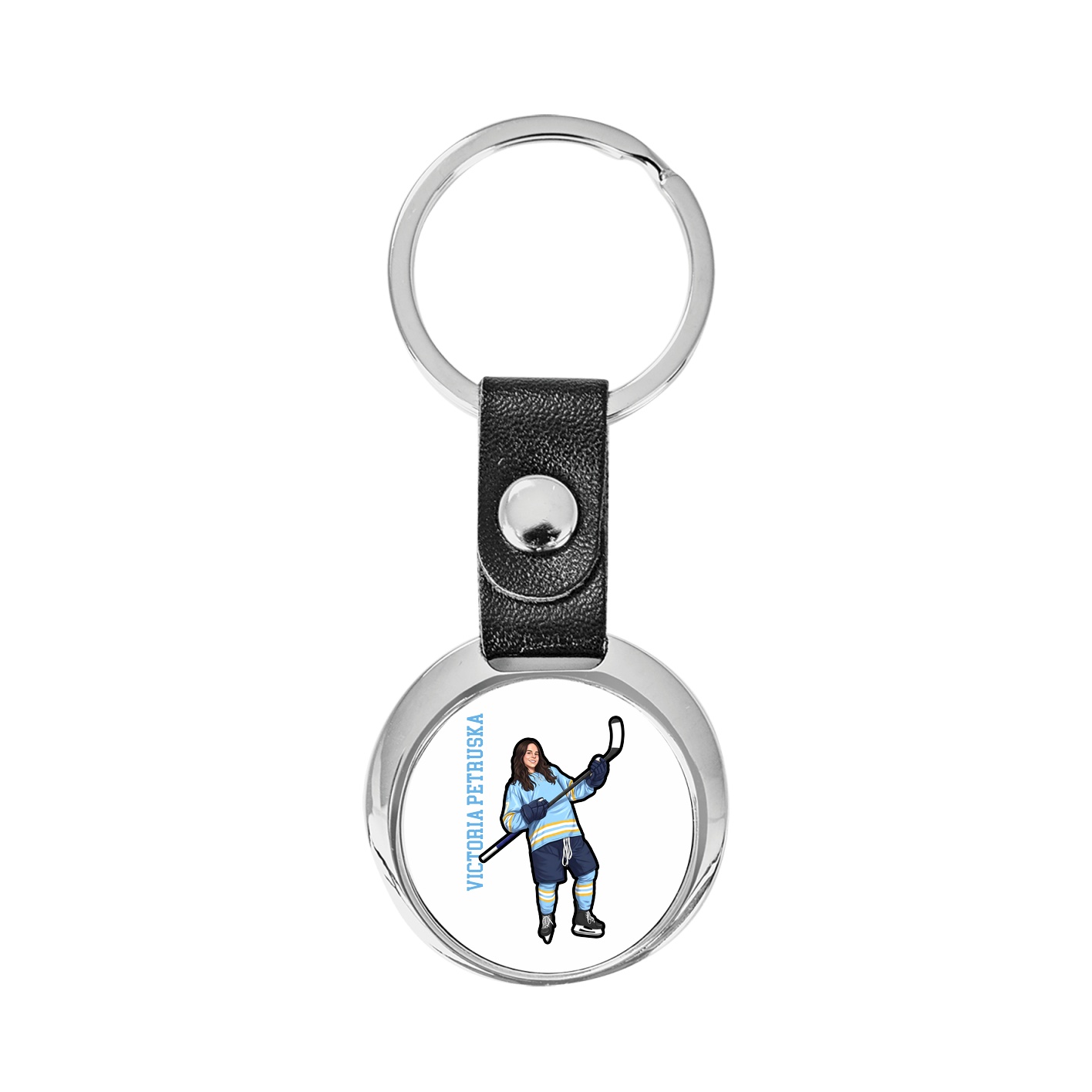 Key Chain — Name Vertical in Classic