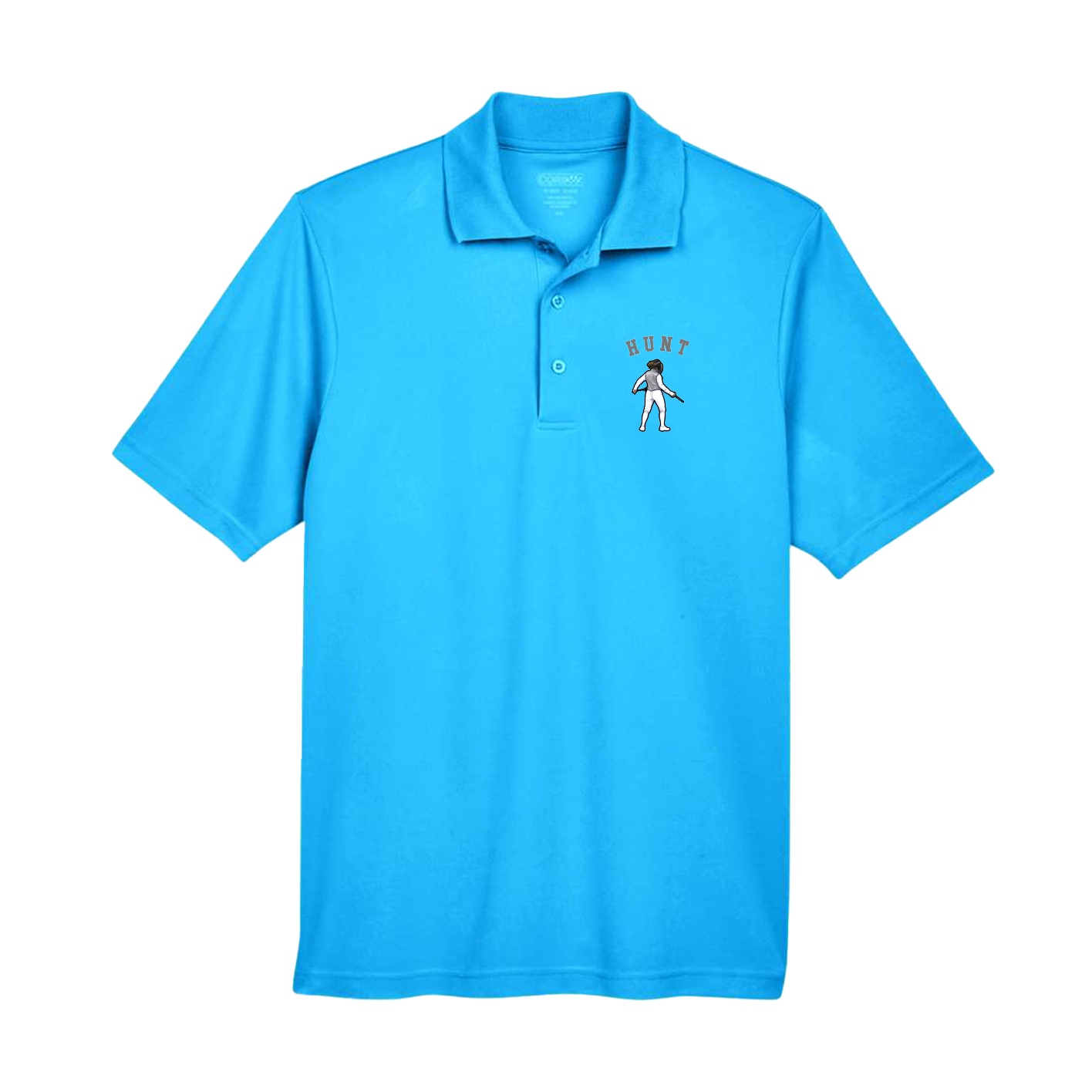 Performance Polo — Shirsey Arch in Light Blue