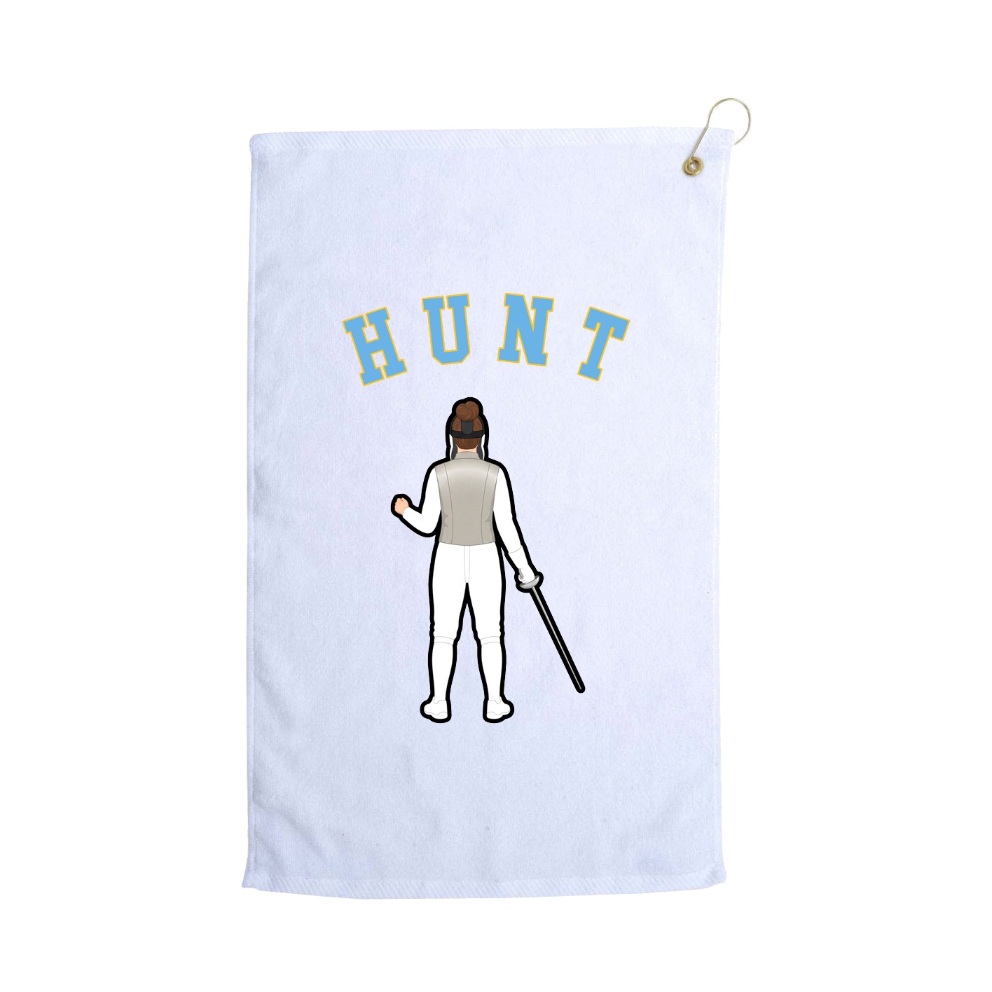 Golf Towel — Shirsey Arch in White