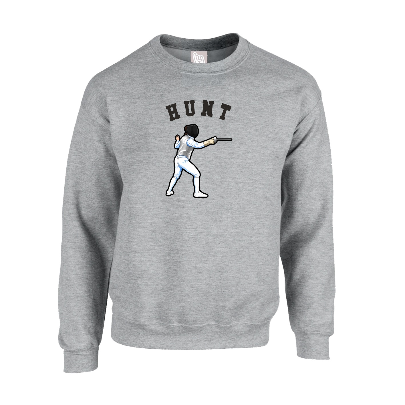Fleece Crew — Shirsey Arch in Grey