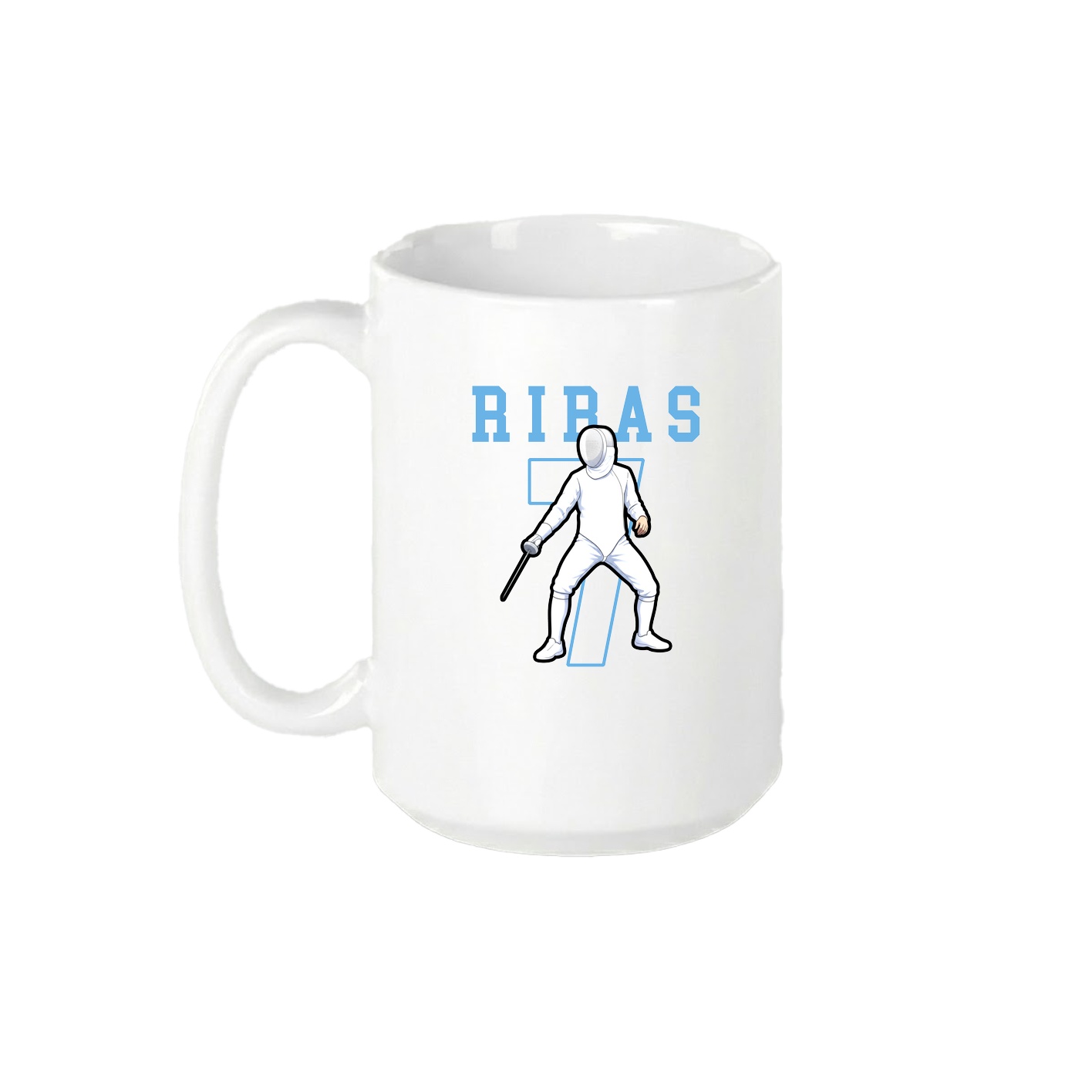 15oz Coffee Mug — Shirsey in White