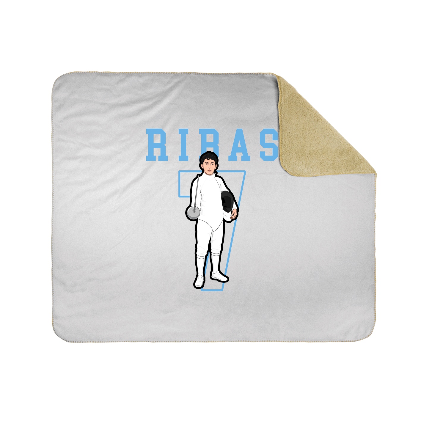 Throw Blanket — Shirsey in White