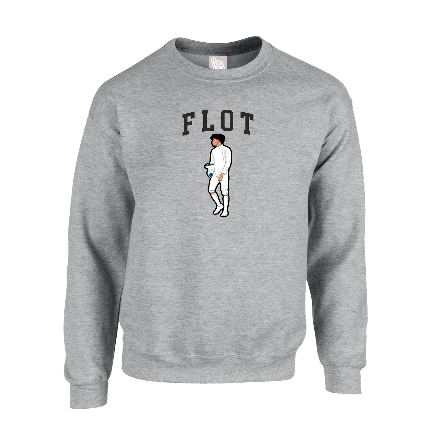 Fleece Crew — Shirsey in Grey