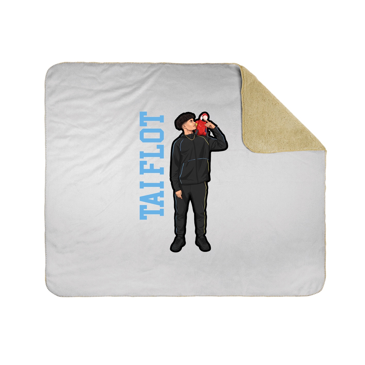 50x60 Sherpa Lined Throw Blanket