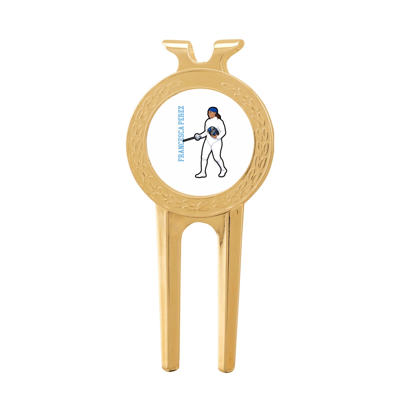 Divot Tool with Ball Marker — Name Vertical in Classic