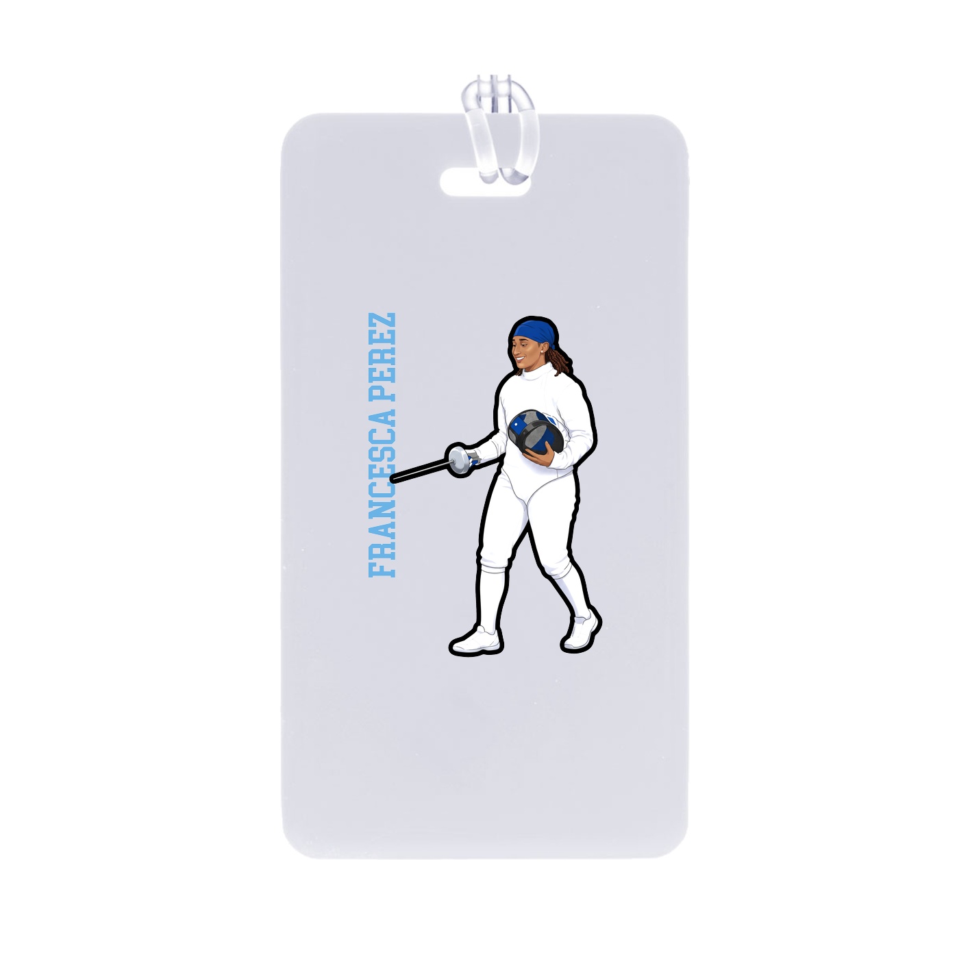 Bag Tag — Name Vertical in Classic