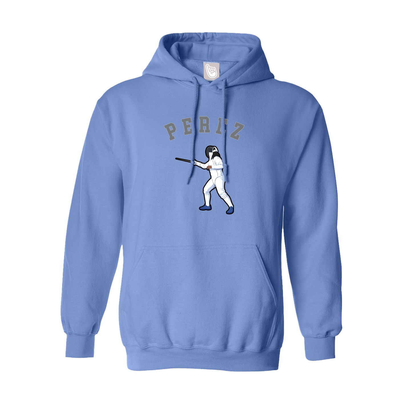 Hoodie — Shirsey Arch in Powder Blue