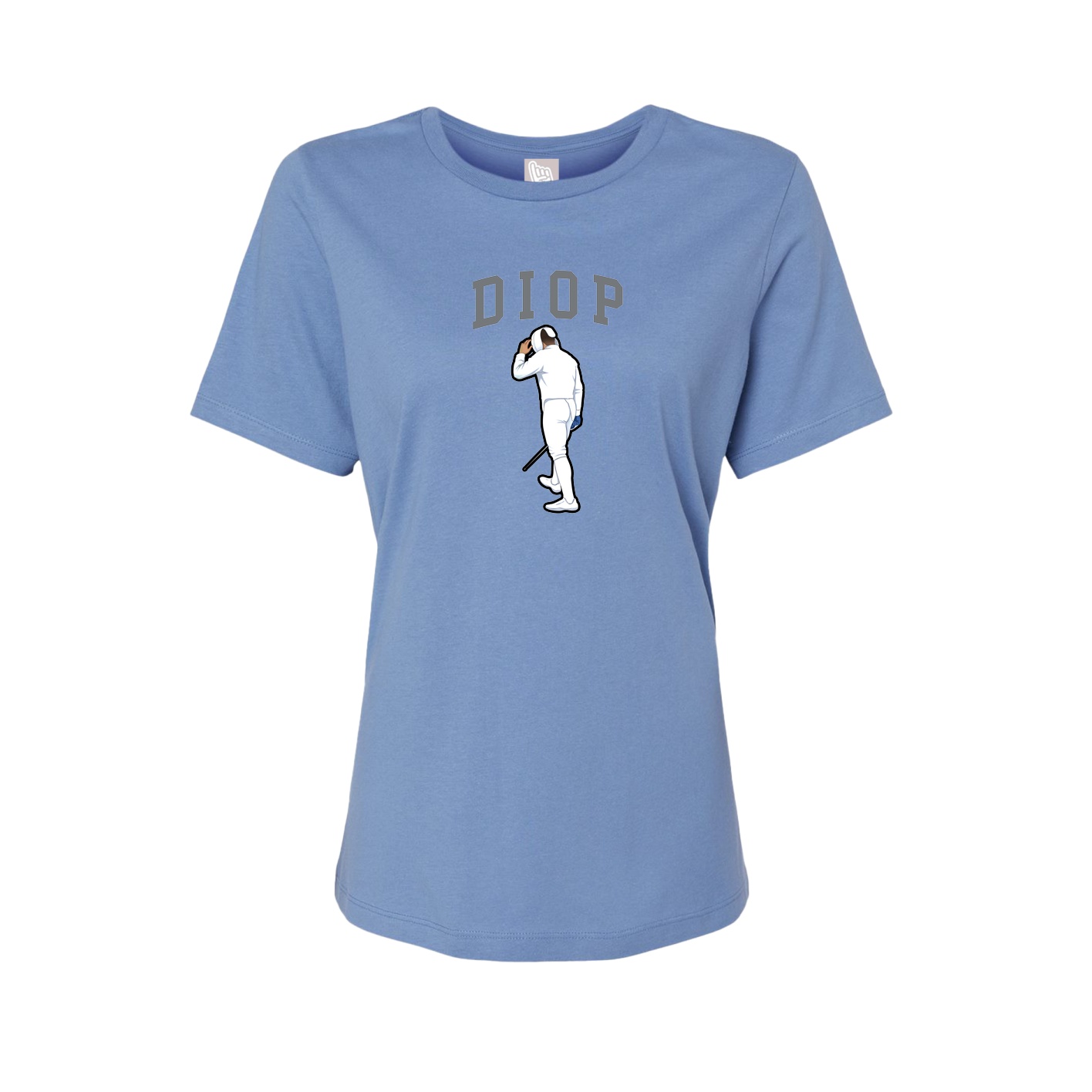 Fitted Women's Tee — Shirsey in Powder Blue