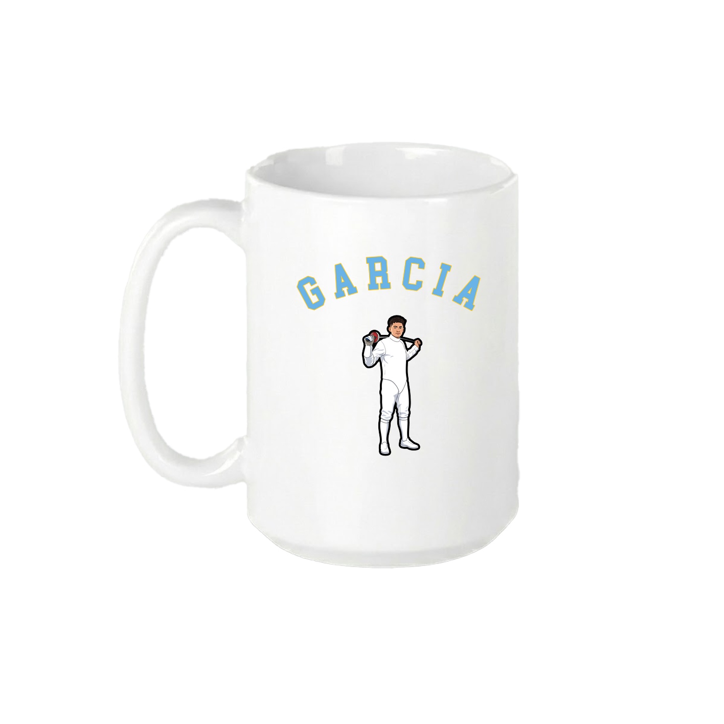 15oz Coffee Mug — Shirsey Arch in White