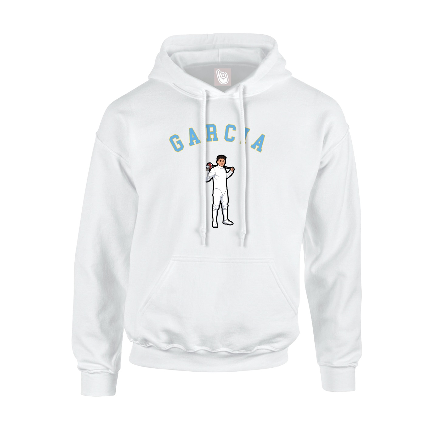 Youth Hoodie — Shirsey Arch in White