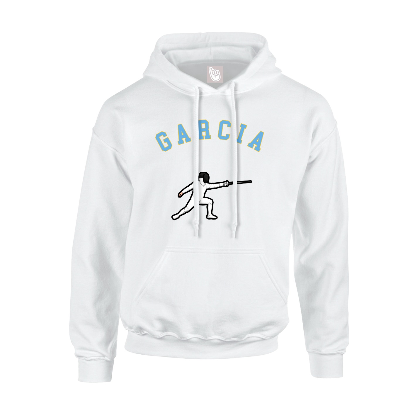 Hoodie — Shirsey Arch in White