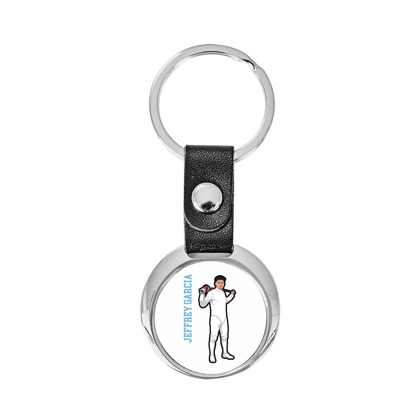 Key Chain — Name Vertical in Classic