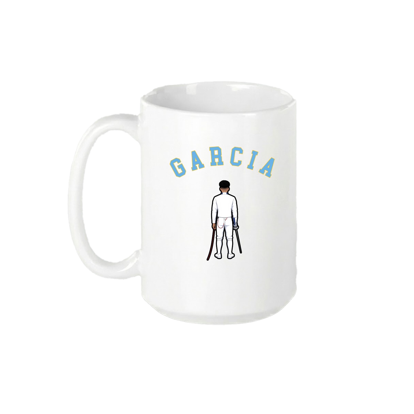 15oz Coffee Mug — Shirsey Arch in White
