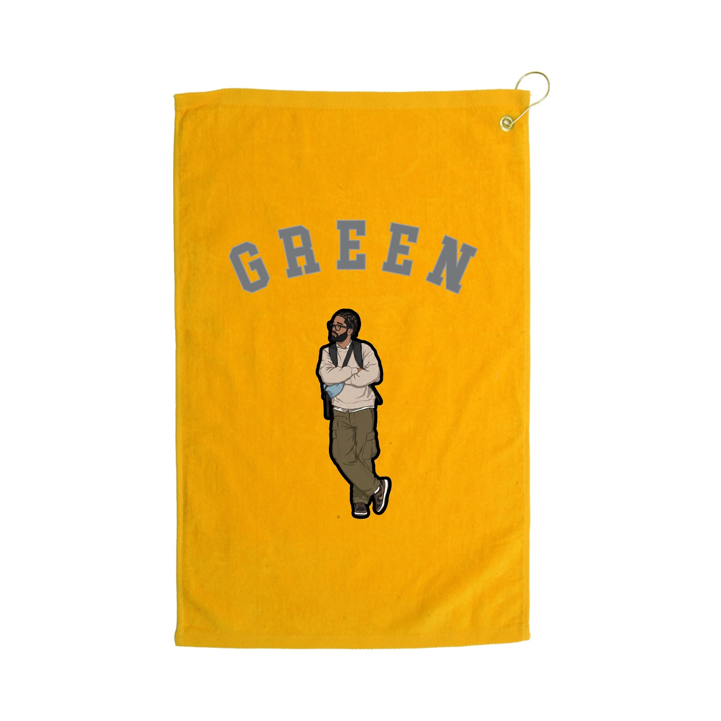 Golf Towel — Shirsey Arch in Gold