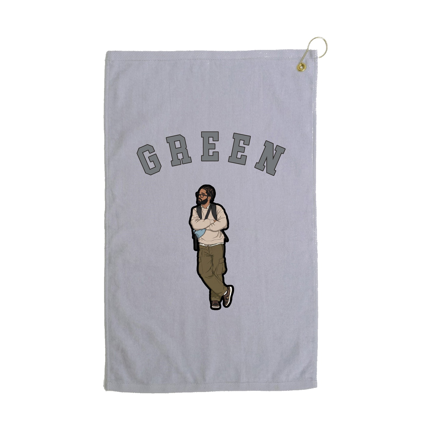 Golf Towel — Shirsey Arch in Grey