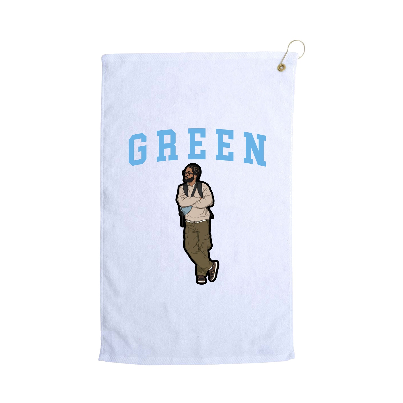 Golf Towel — Shirsey in White