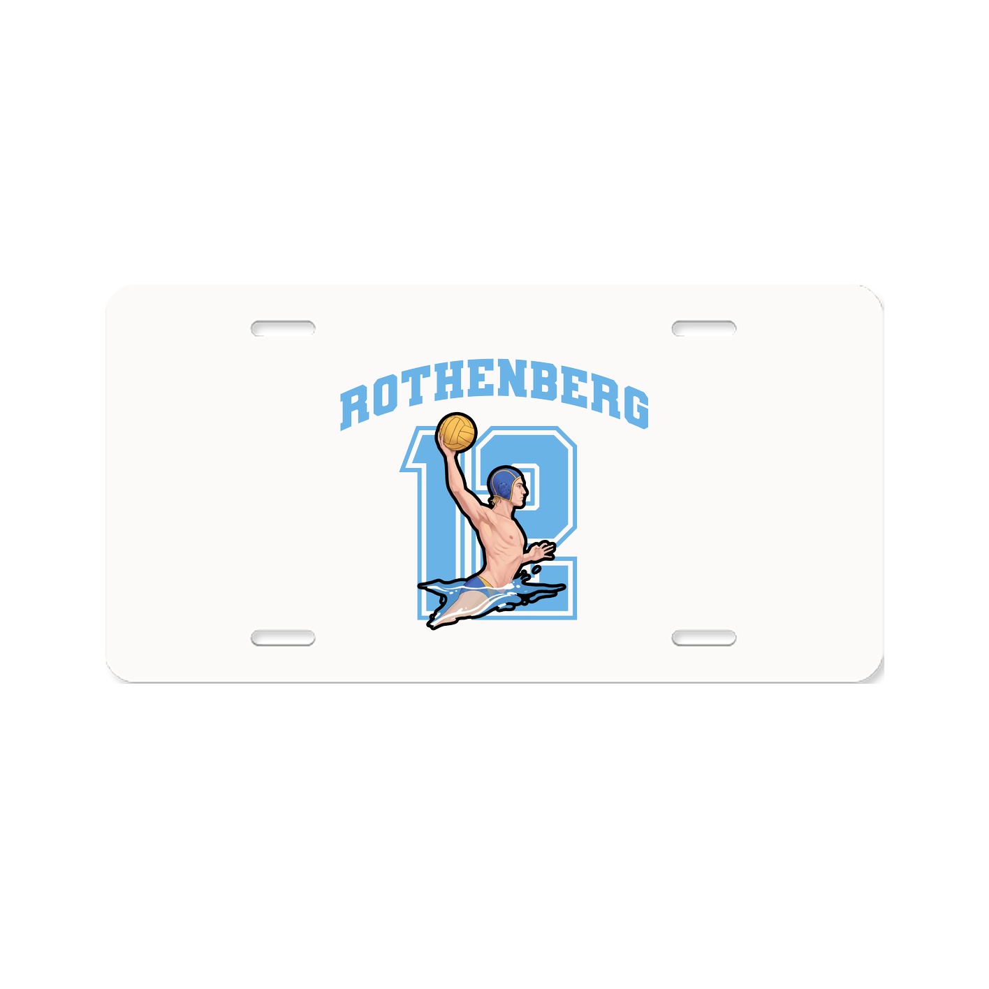 License Plate — Number in Classic