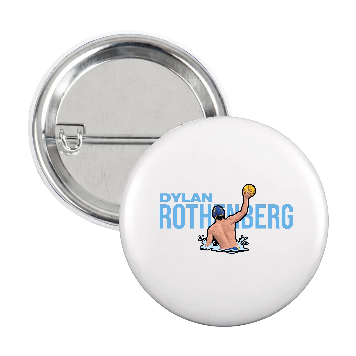 Game Day Button — Player Name in White