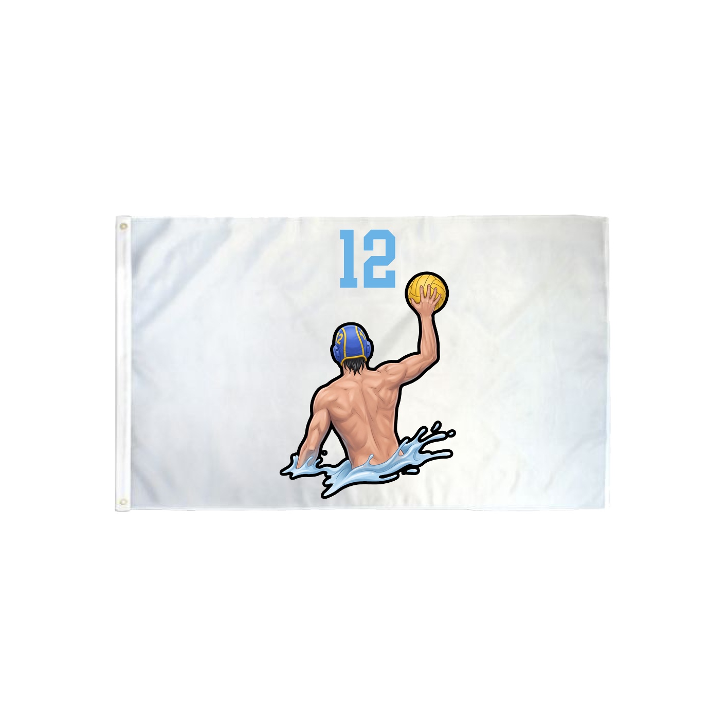 3x5 Flag — Number Top in Classic