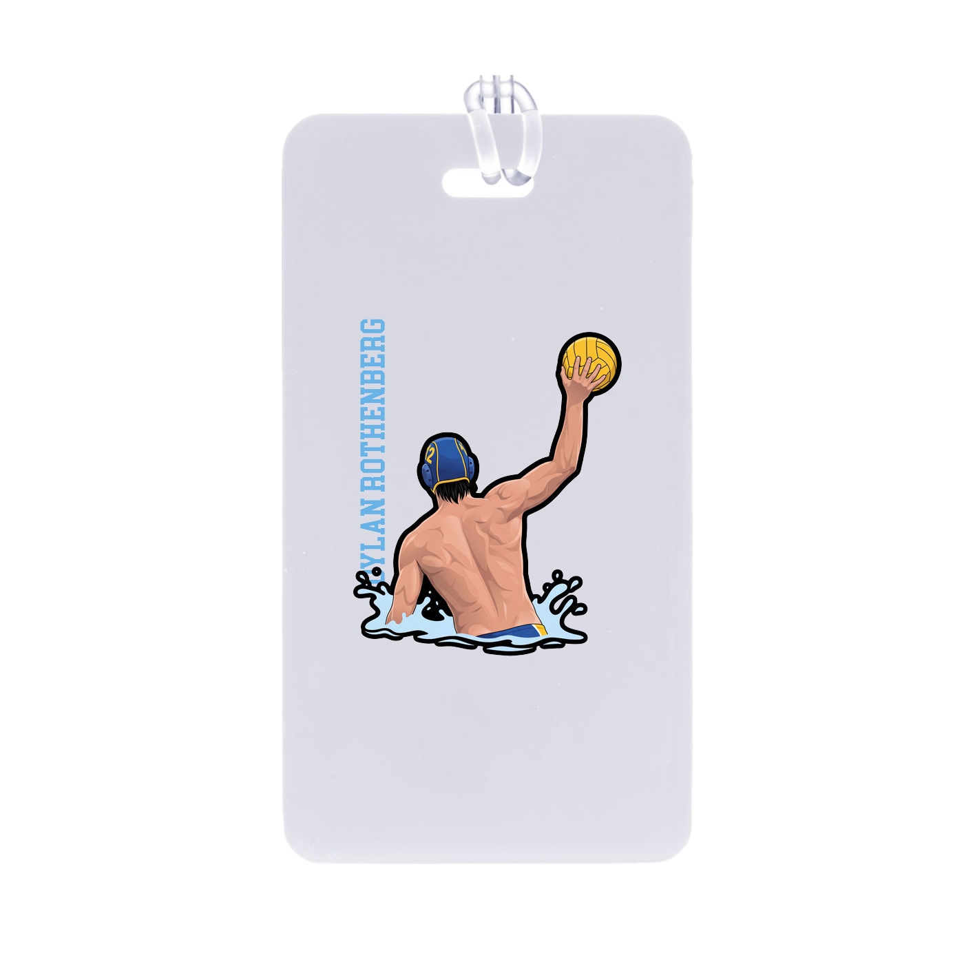 Bag Tag — Name Vertical in Classic